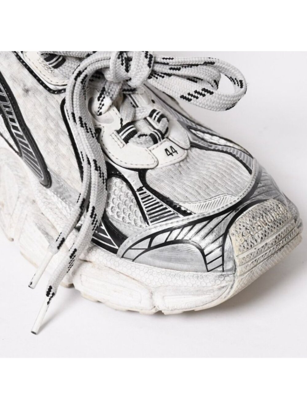 Balenciaga Sneakers 3XL White Silver Black - Picture 5 of 16